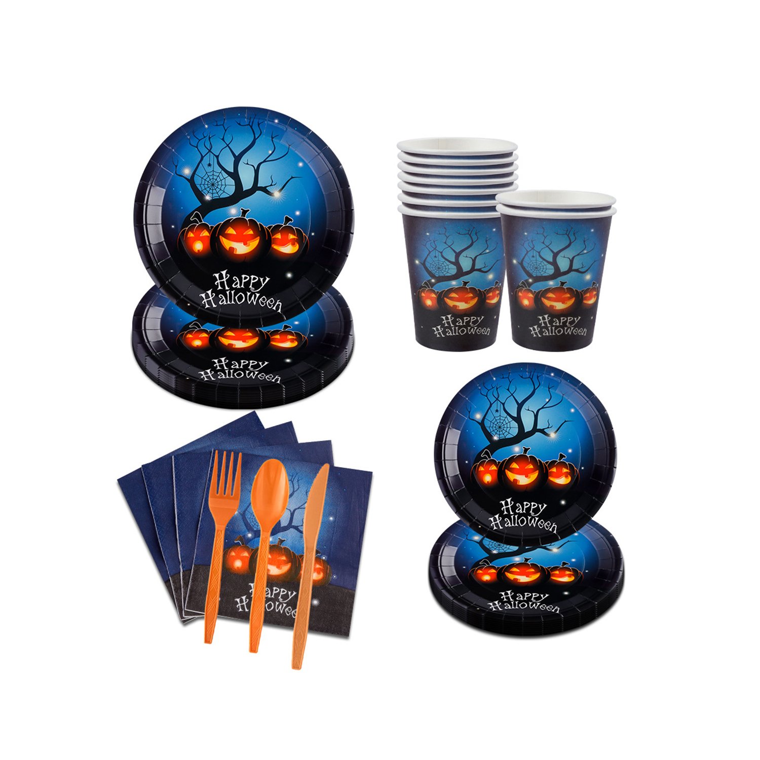 202 Disposable paper tray paper towel paper cup set