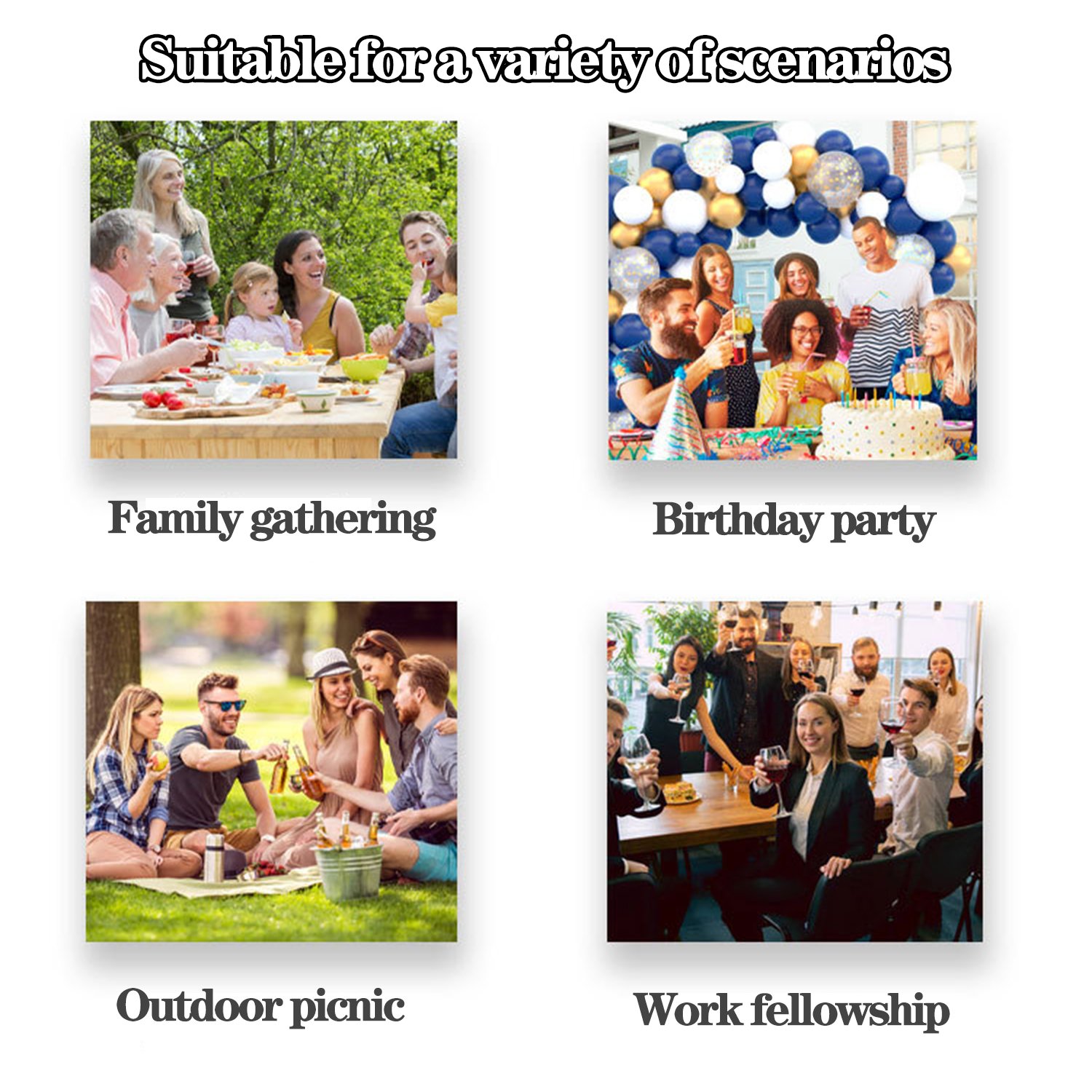 202 Disposable paper tray paper towel paper cup set - Image 10