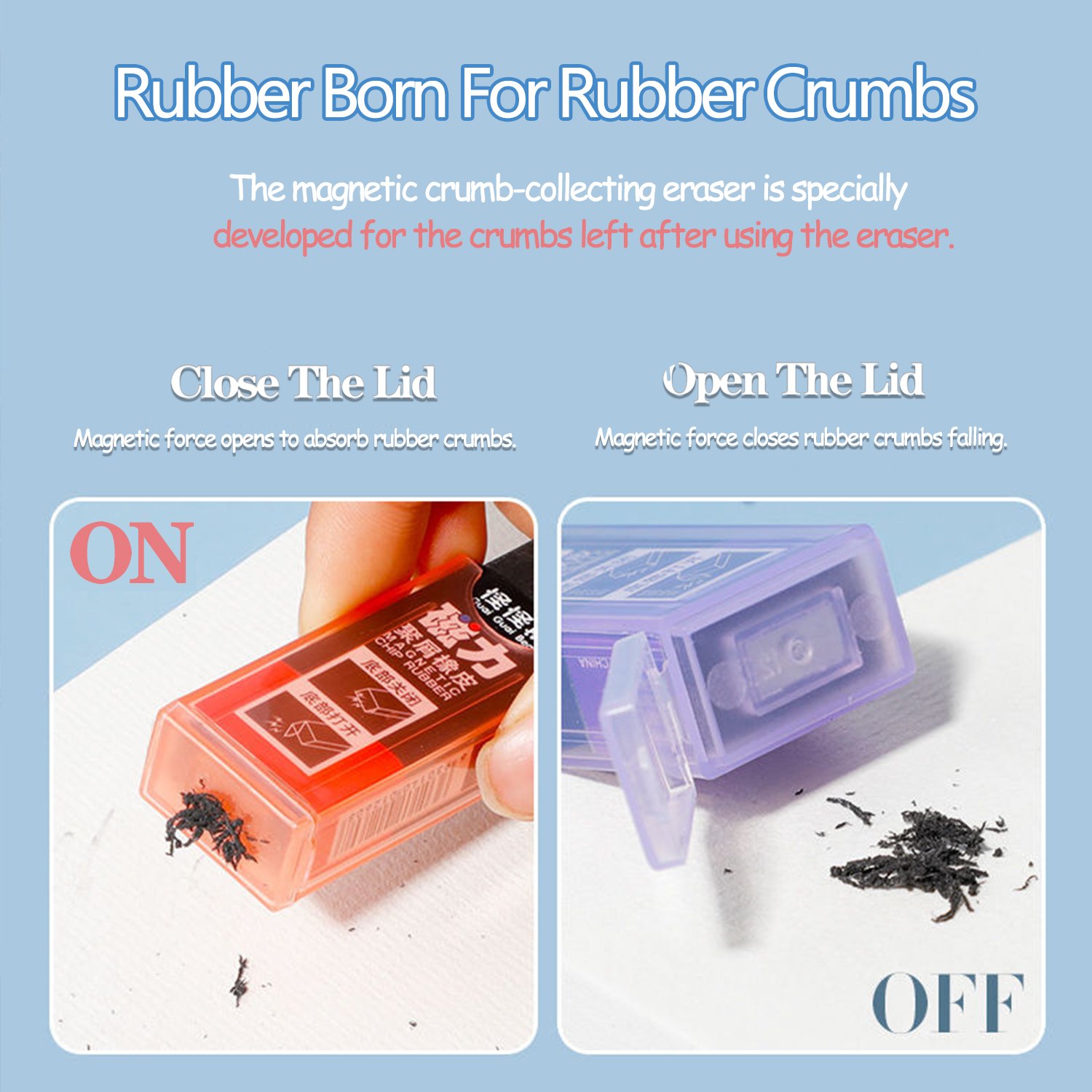 005 Creative Magnetic Eraser(24 pack) - Image 5