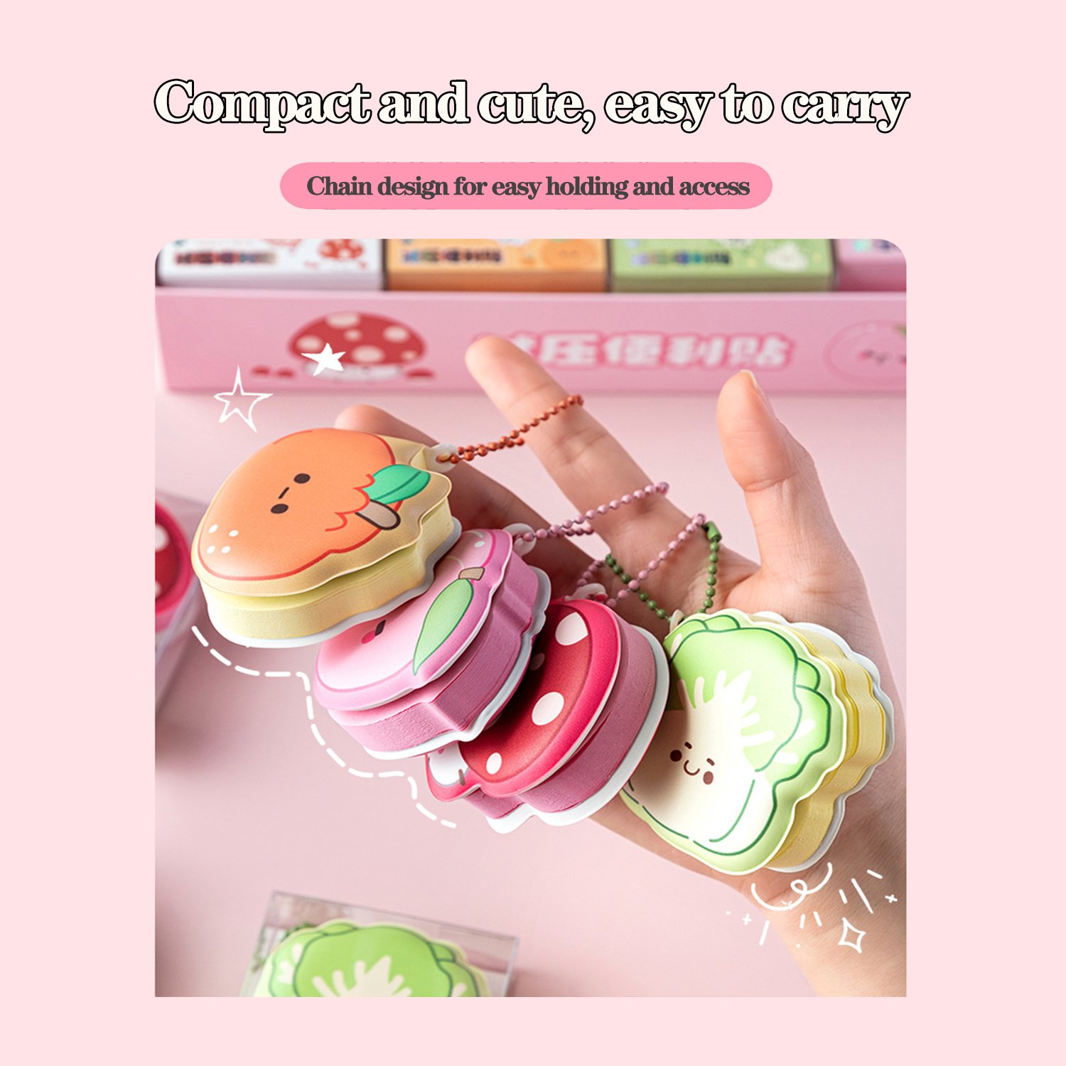 012 Snack-Shaped Stress-Relief Sticky Notes - Image 4