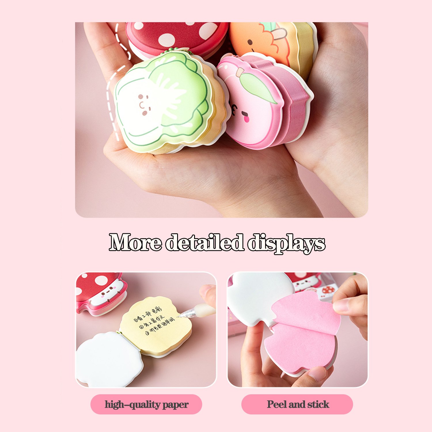 012 Snack-Shaped Stress-Relief Sticky Notes - Image 5