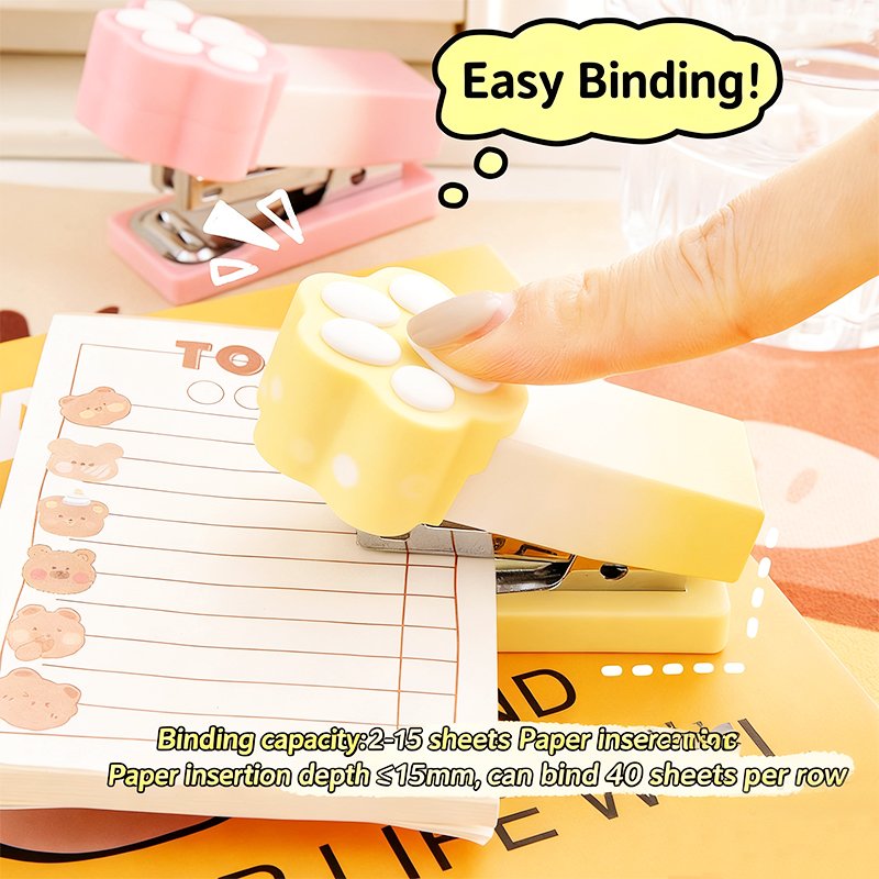 013 Cute Cat Paw Stapler - Image 3