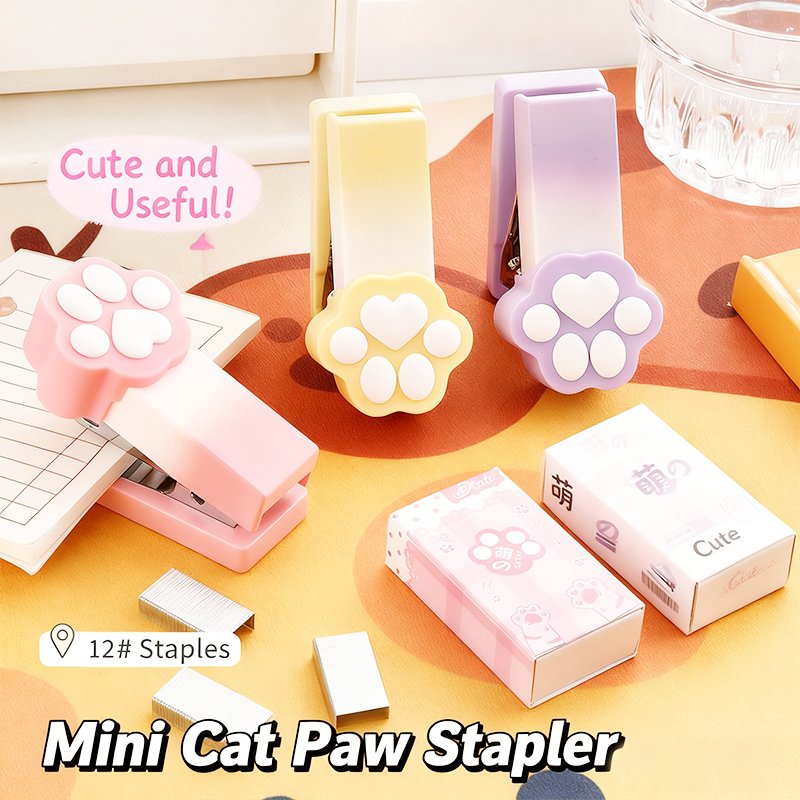 013 Cute Cat Paw Stapler - Image 4