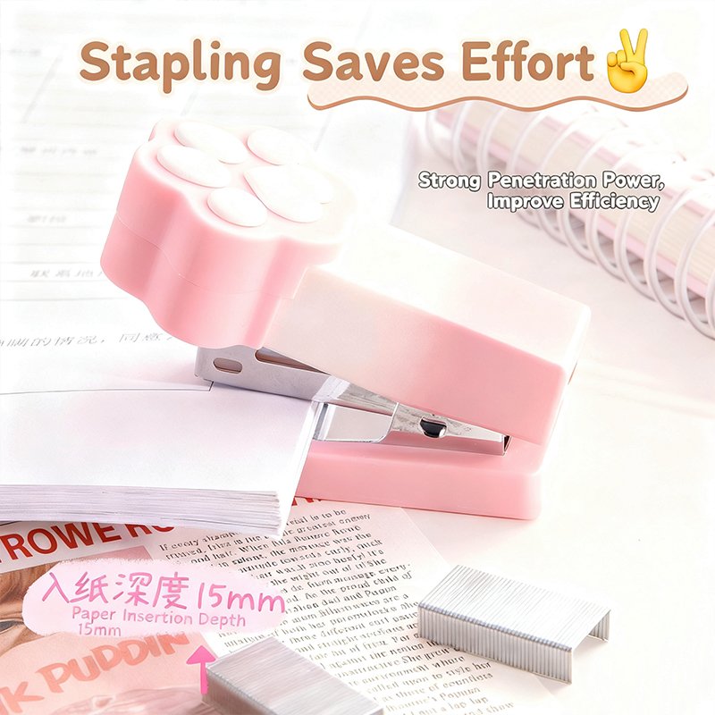 013 Cute Cat Paw Stapler - Image 7