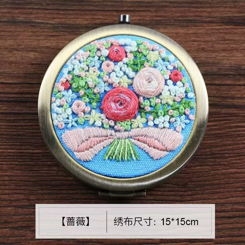 305 2-in-1 DIY Embroidery Kit & Compact Mirror - Image 3