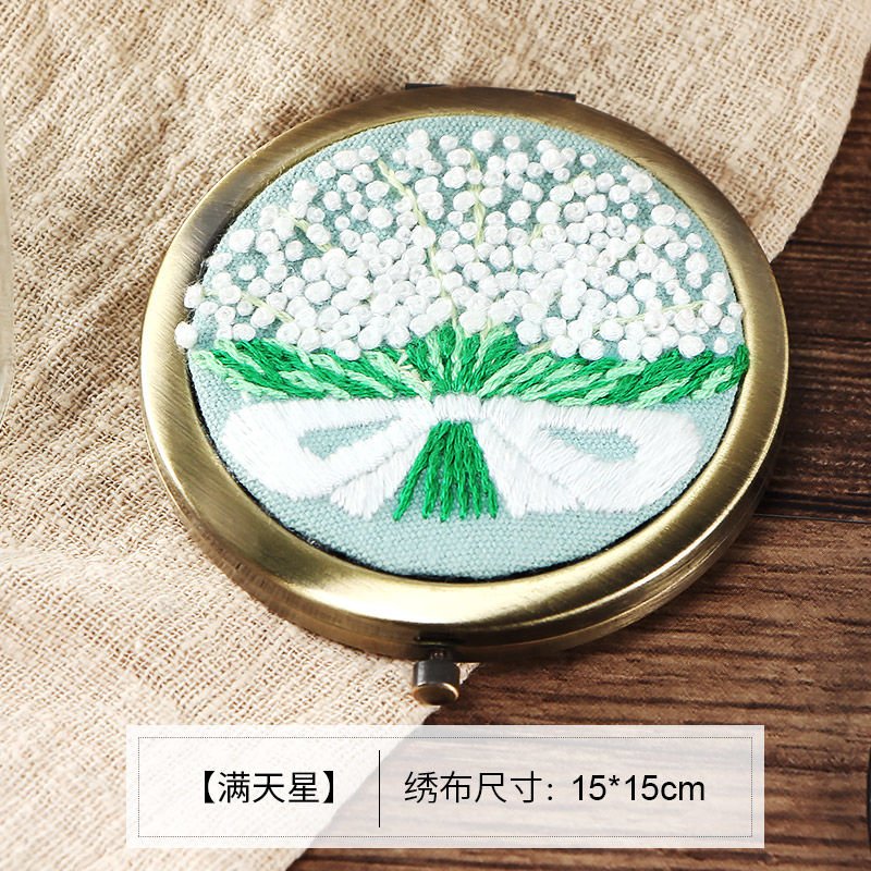 305 2-in-1 DIY Embroidery Kit & Compact Mirror - Image 6