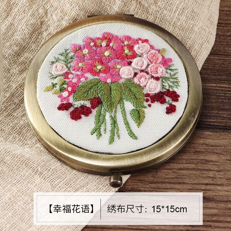 305 2-in-1 DIY Embroidery Kit & Compact Mirror - Image 8