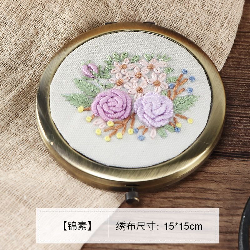 305 2-in-1 DIY Embroidery Kit & Compact Mirror - Image 7